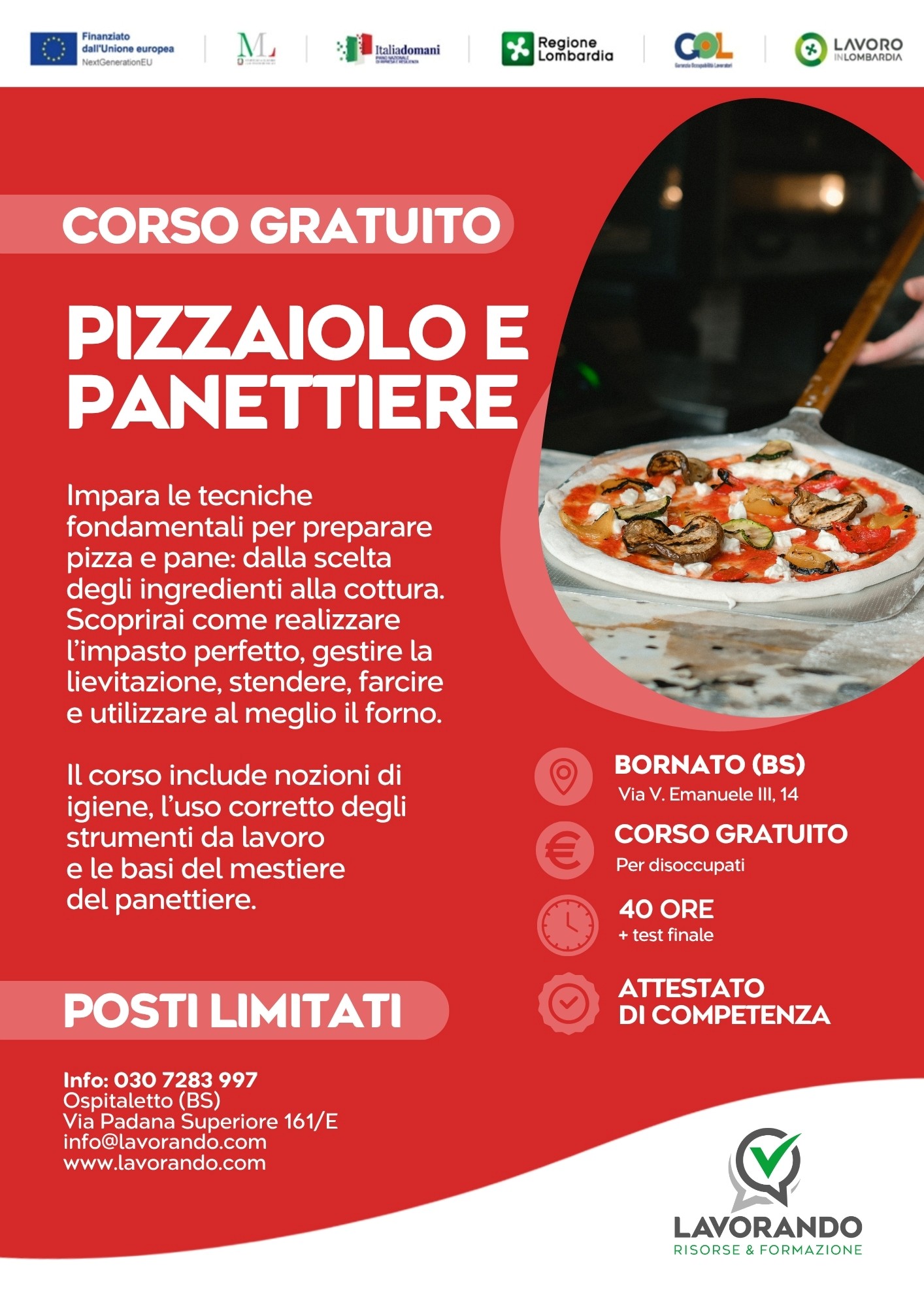 pizzaiolo e panificazione